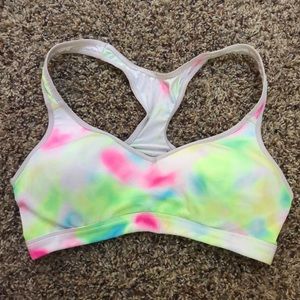 Razorback Tye Dye sports bra